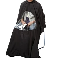 pro salon barber hair cutting gown cape viewing window hairdresser hairdressing