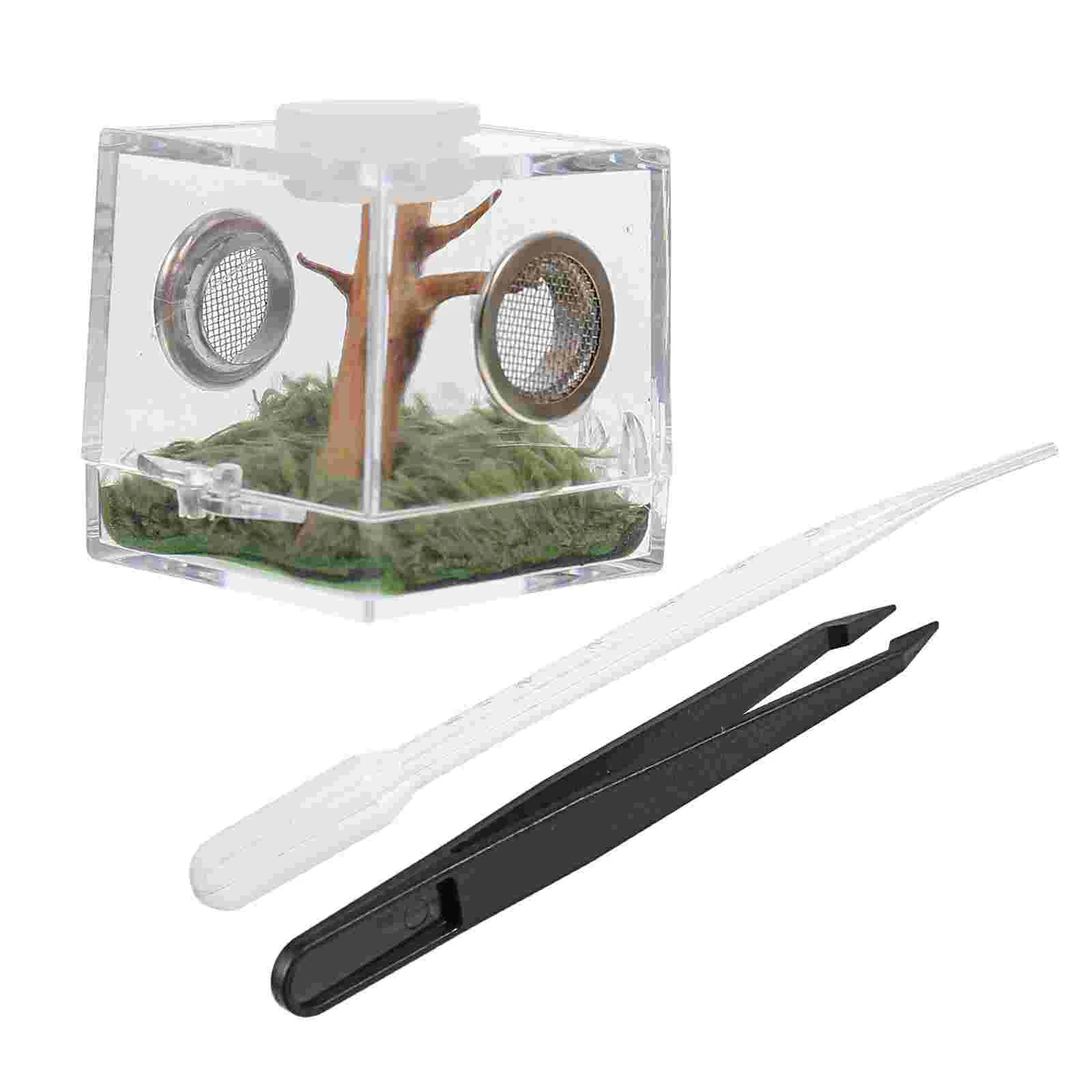 

1 Set Box Reptile Breeding Case Habitat Enclosure Tank Reptile Habitat Feeding Box Reptile Breeding Box