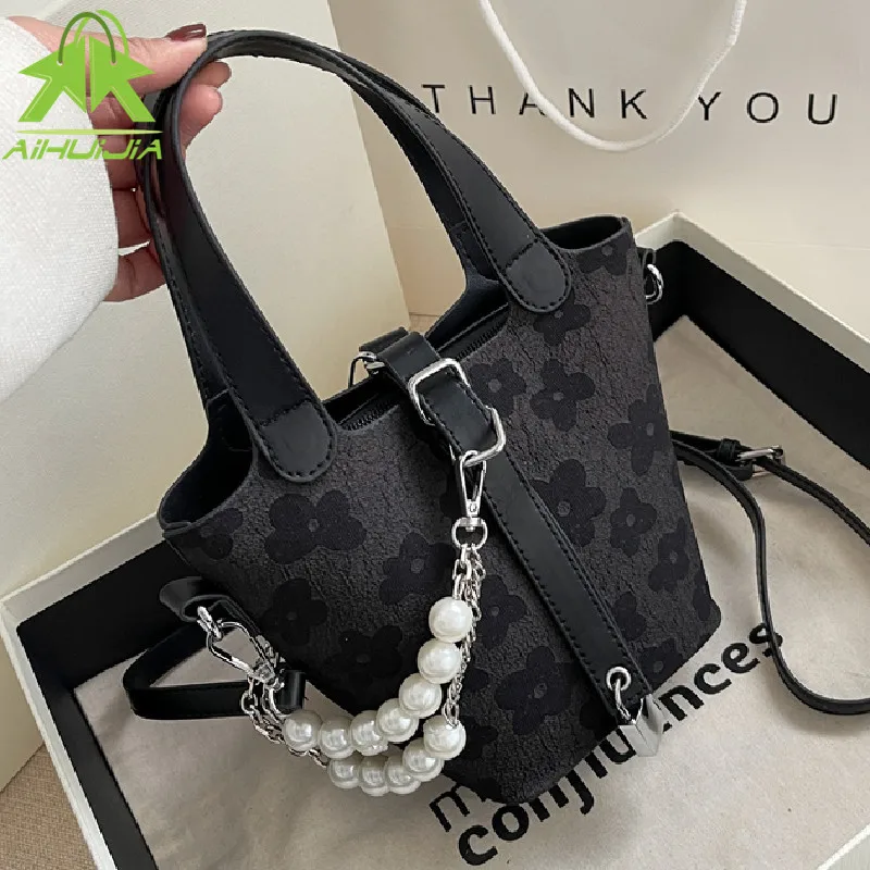 

Высокое качество, роскошные кошельки и сумки, дизайнерская жаккардовая сумка через плечо для женщин, модные сумки-ведро, Sac A Main New