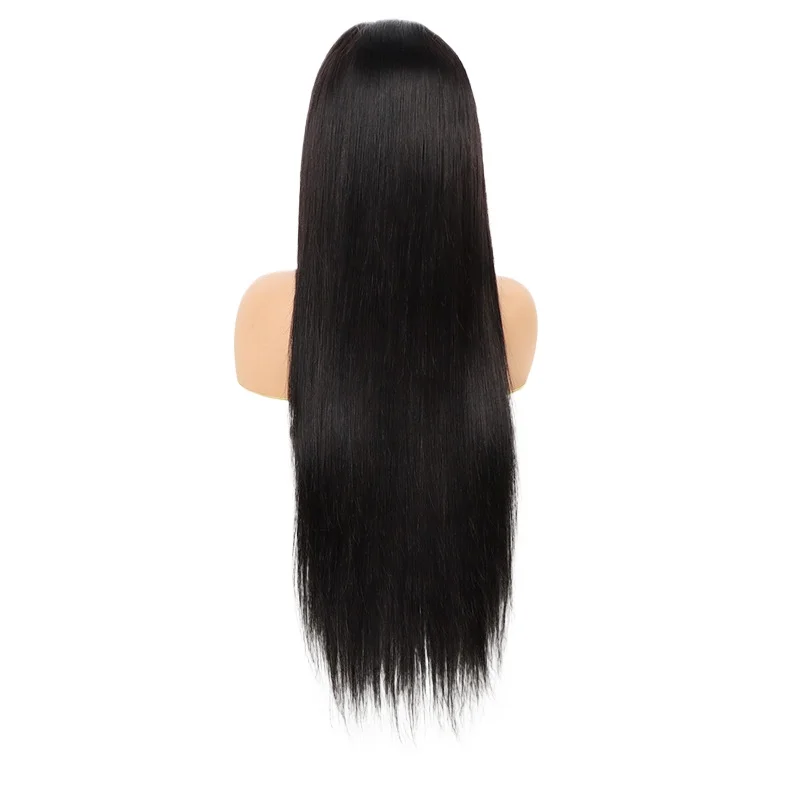 360 передний парик со шнуровкой искусственные волосы 150% плотность прямые