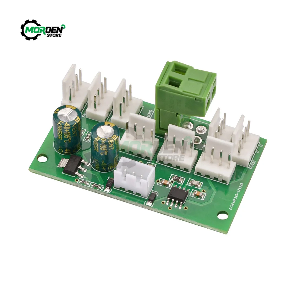 DC 12V 2510-4P 8Miner контроллер скорости вентилятора PWM 8-канальный концентратор мощный