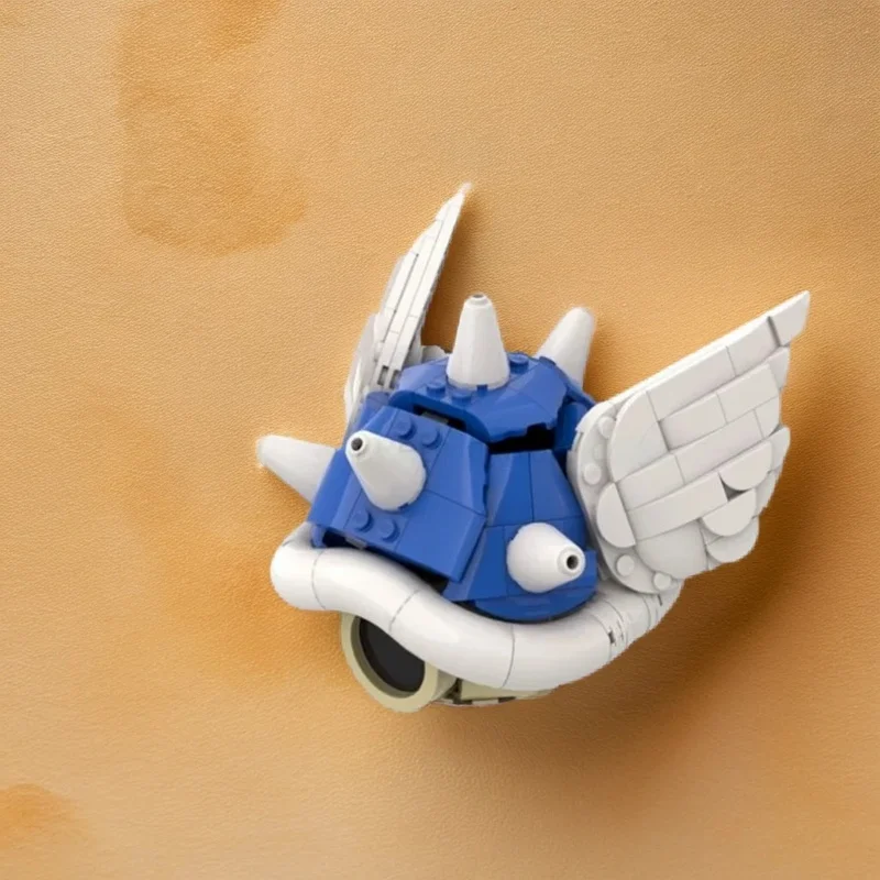 Фото НОВИНКА: Конструктор MOC Game Series Maring Kart Spiny Shell Wings, 326 деталей, для самостоятельной сборки, модель для демонстрации, подарок, украшение для дома №1