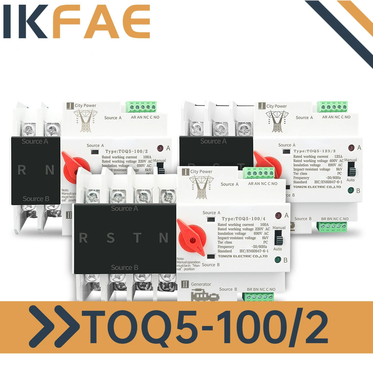 Автоматический переключатель ATS с двойным питанием электрические переключатели