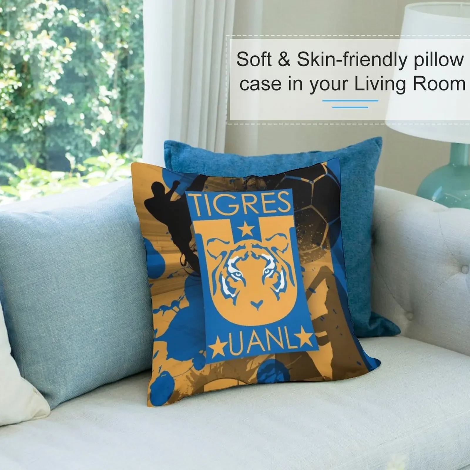 Декоративная подушка Tigres de la UANL рождественские украшения принадлежности 2021