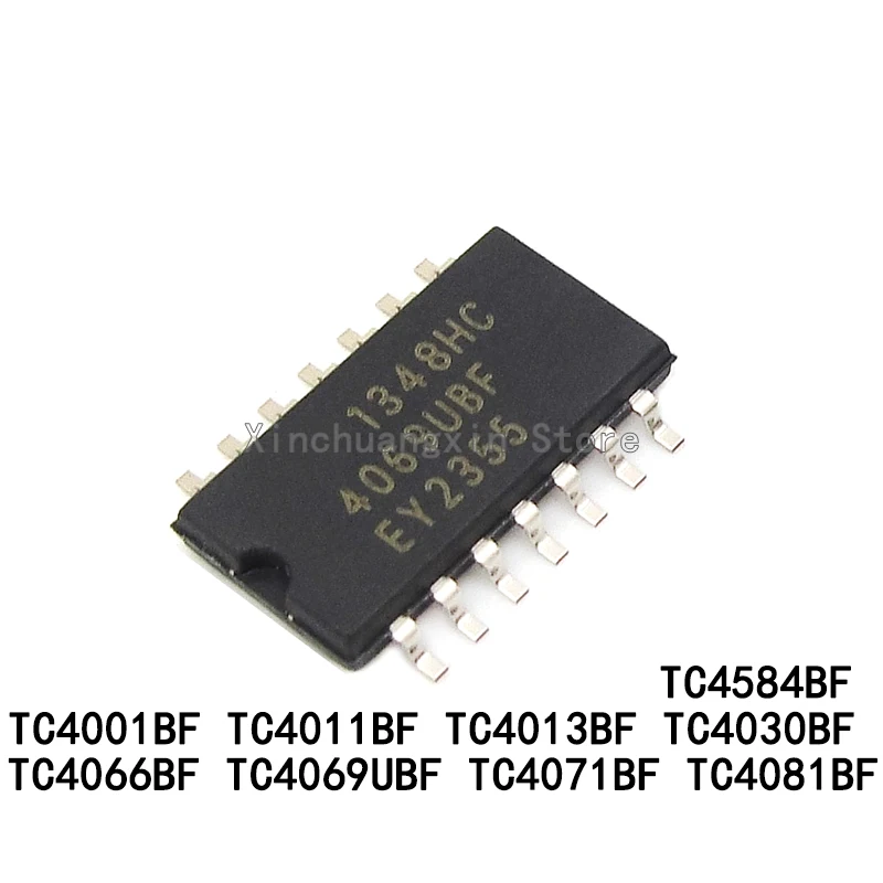 Логический чип SOP TC4001BF TC4011BF TC4013BF TC4030BF TC4066BF TC4066BF TC4071BF TC4081BF TC4584BF, 2 шт.