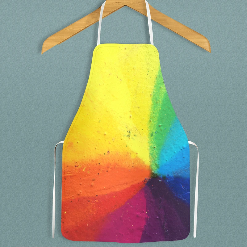 

Assorted Mixture Colorful Printed Apron Waterproof Oil-proof For Adult Kitchen Baking Accessories Studio Coffee Shop Overalls