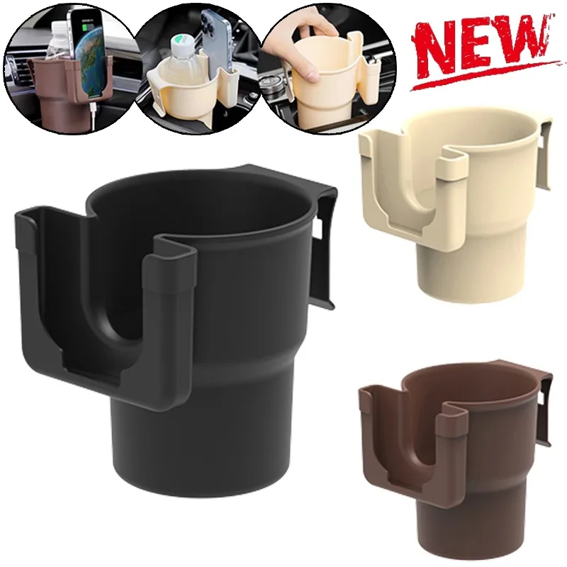 

Multifunctional Car Drink Holder Car Air Outlet Cup Holder Storage Box Trash Can Multi-purpose Cars Cup Storage Accessories