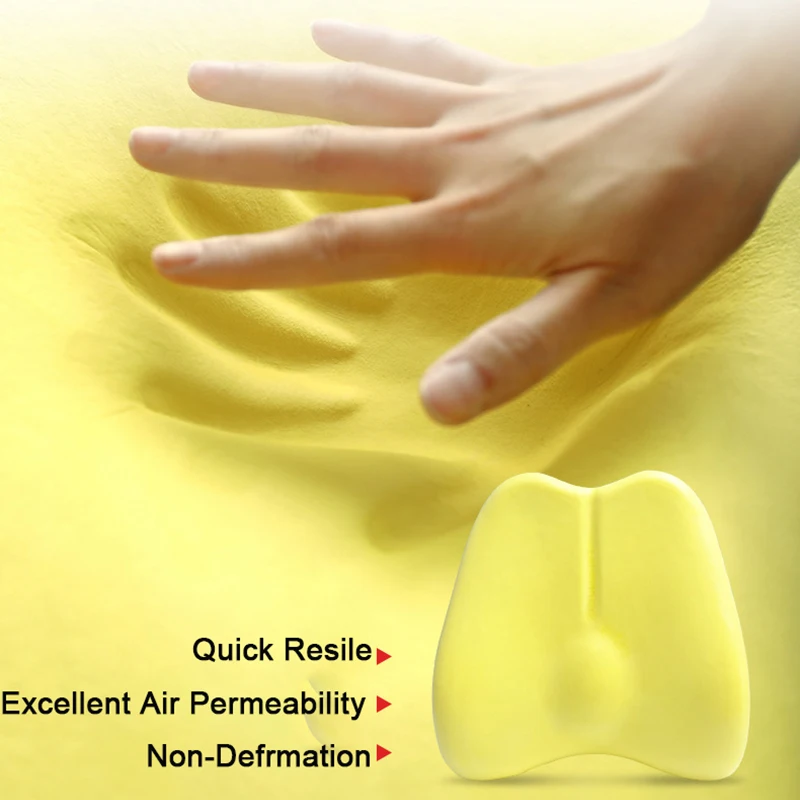 Подушка для спины из пены с эффектом памяти мягкая опора поясницы подушка