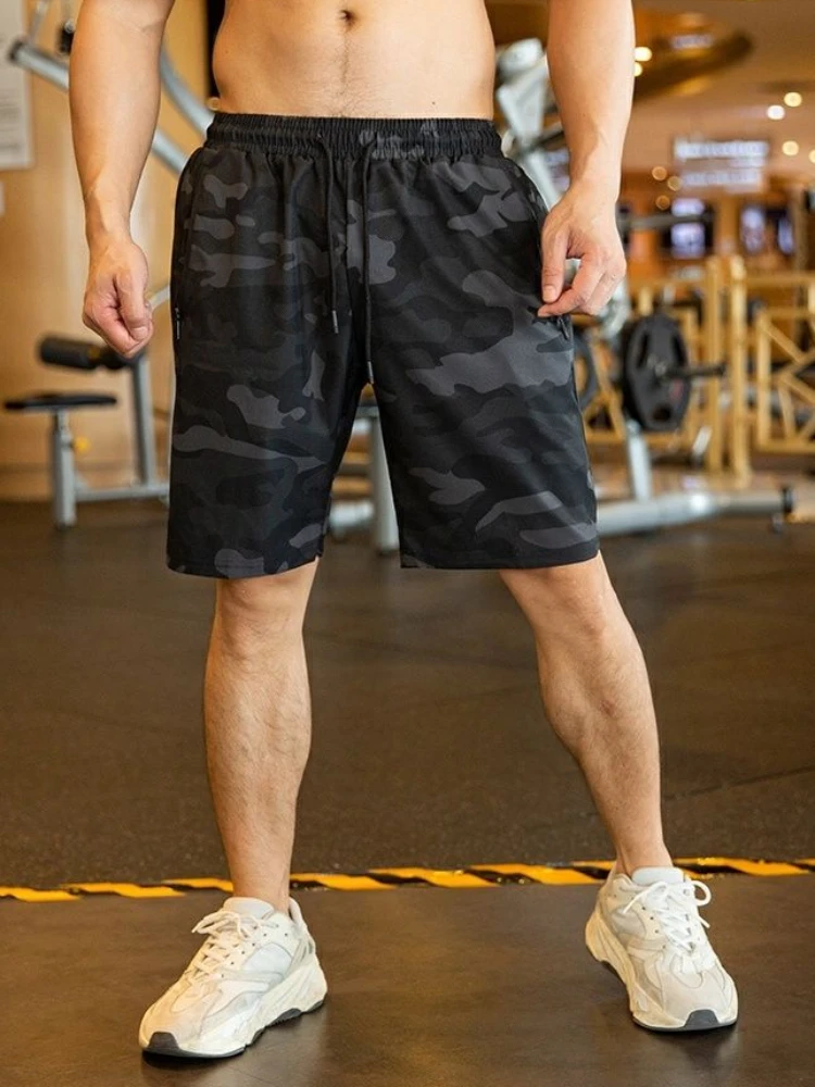 Шорты мужские камуфляжные на шнуровке быстросохнущие штаны дизайнерская одежда