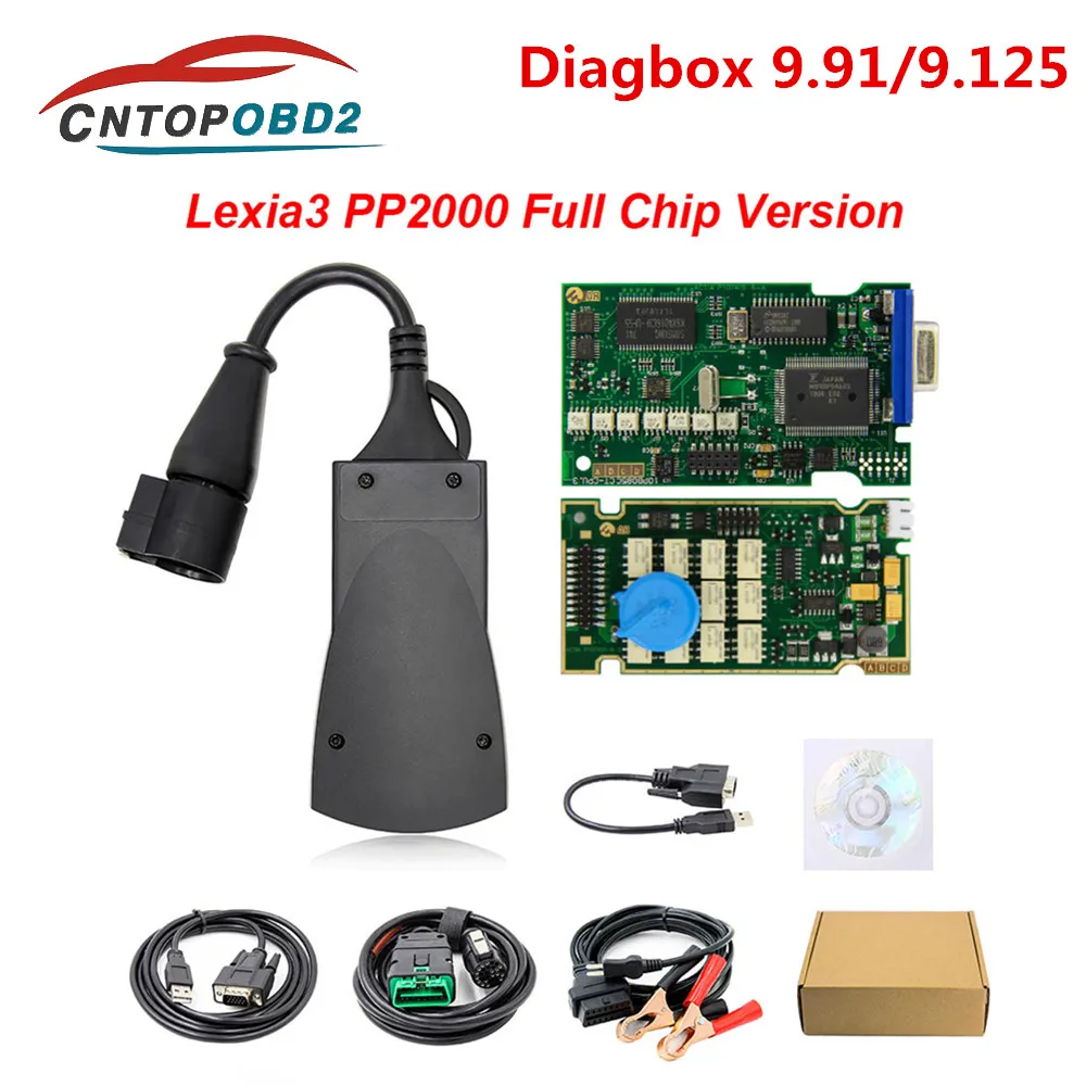 

Lexia 3 Professional Diagnostic Tool For Citroen/Peugeot Diagbox 9.91/9.125 lexia3 PP2000 Golden Full Chips lexia3 Code Reader
