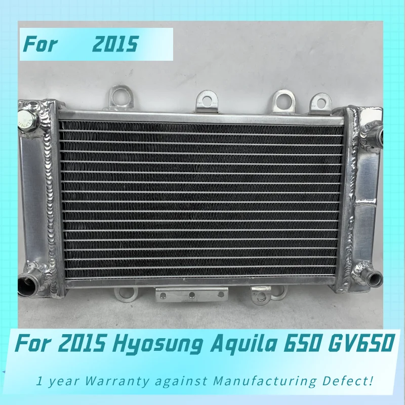 

Новый алюминиевый радиатор для Hyundai Aquila 650 GV650, 2015 г., кулер, охлаждающая жидкость