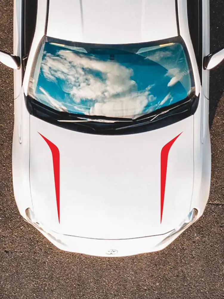 2 шт. виниловые наклейки на капот автомобиля |