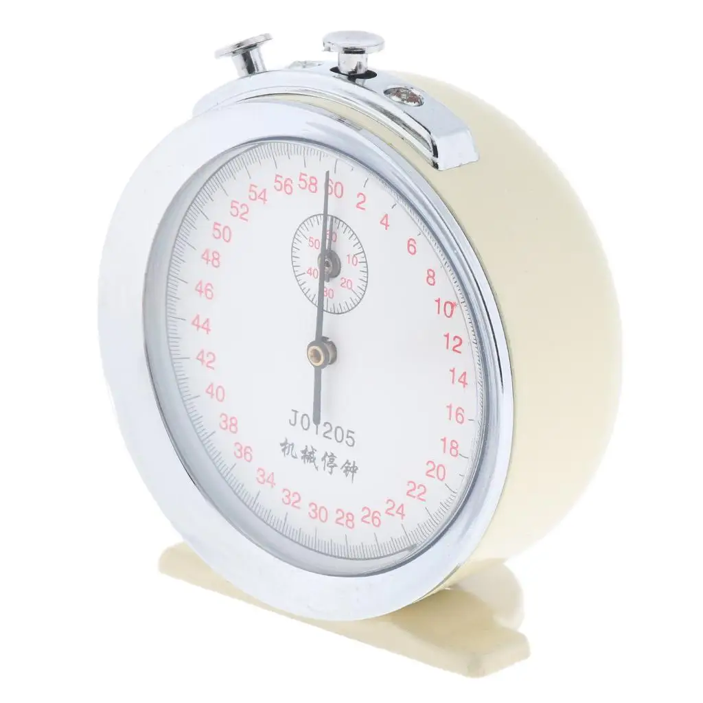 

60s Mechanical Clock Stopwatch Physics Experiment Timer Sports