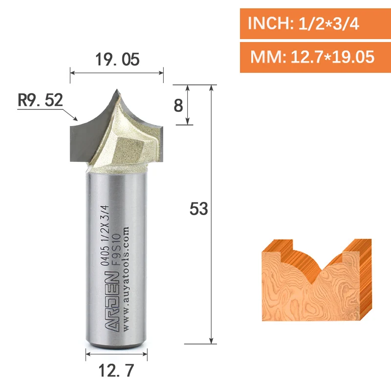 

Vsharp J017 твердосплавная фреза для резьбы по дереву