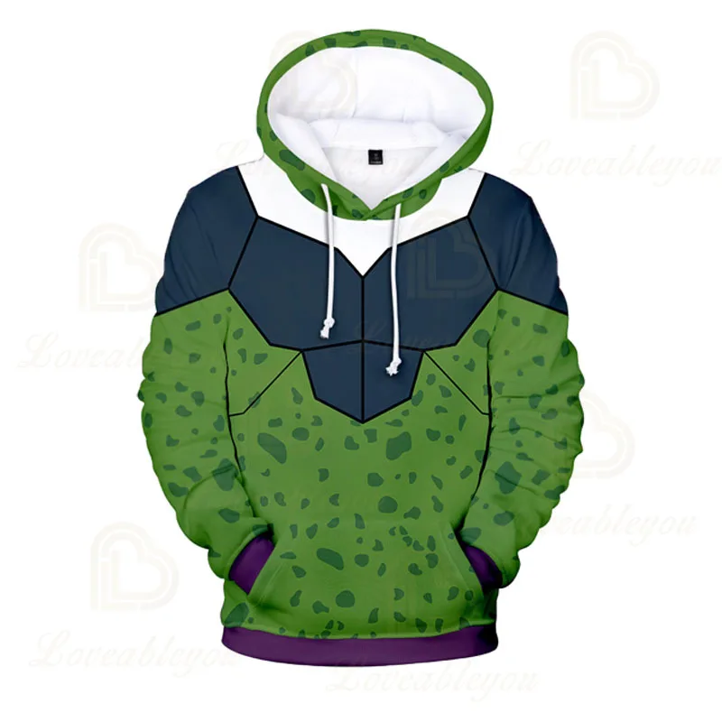 Anime Hoodie Sweatshirt 3D Newest Printing Gokus Pocket Hoodies Men/Women/Kids Size Cosplay Streetwear