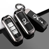 zinc alloy remote key case cover for baojun 510 730 360 560 rs 5 530 630 for wuling hongguang s protected shell car accessories