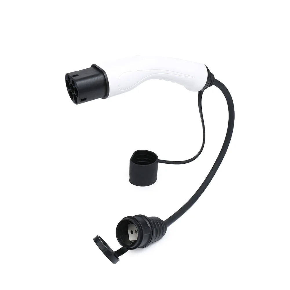 16 А портативный EV зарядный Тип 2 для разъема адаптер преобразования питания 230 В