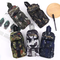 simulation mini military backpack pencil case boys schoolbag camouflage pencil bag school supplies storage bag student pen case