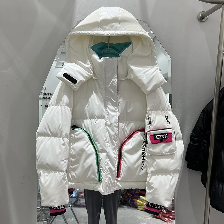 

New Women Fashion Down Jacket Casual Style Autumn Winter Coats And Parkas Female Outwear