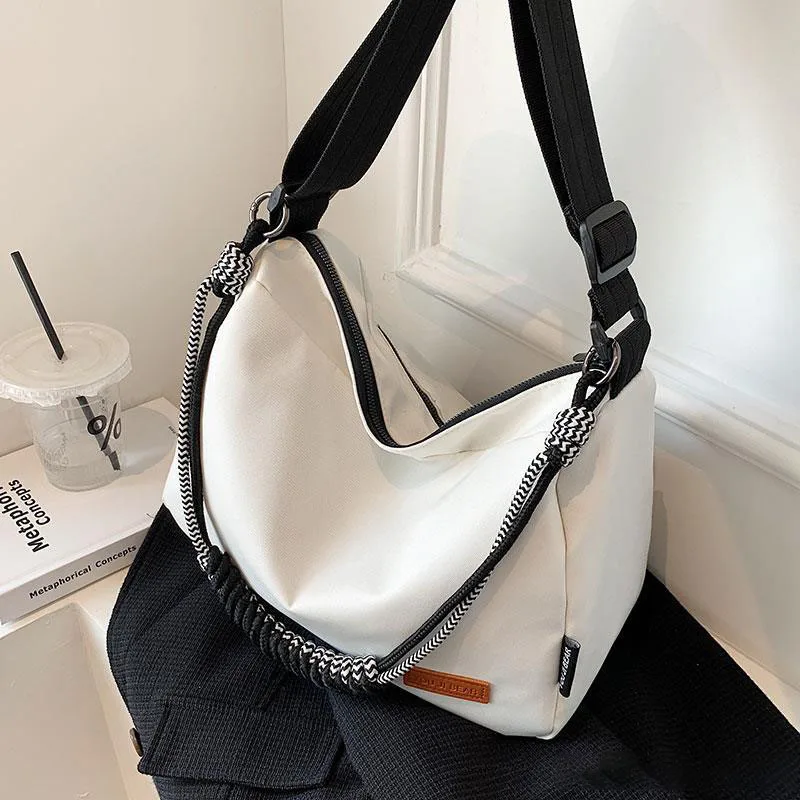 

Повседневная вместительная кросс-боди сумка в стиле ретро для студентов колледжа и девушек, сумка-тоут через плечо