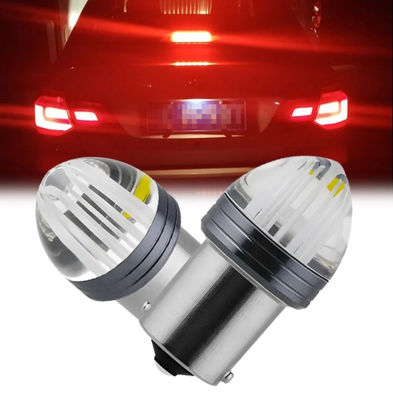 

12V Universal Car Motorcycle Tail Lights Car Brake Light High Brightness 1156 1157 Bulb Auto Reverse Lamp Turn Signal Light