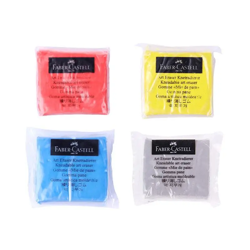 

4Pcs/set Soft Eraser Wipe Highlight Kneaded Rubber for Art Pianting Design Sketch Drawing Plasticine Stationery
