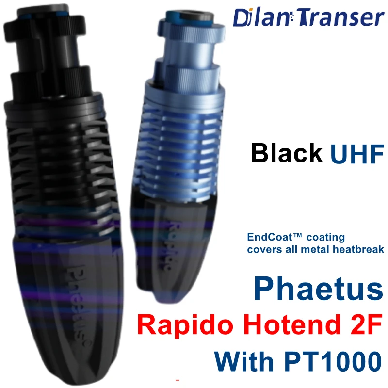 Phaetus Rapido Hotend 2F торцевое покрытие HeatBreak с датчиком температуры PT1000 для 3D-принтера