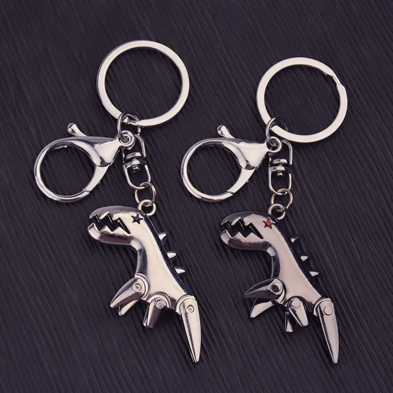 

Car Keychain Dinosaur Shape Key Rings Personality Key Chain Ornament Auto Lanyard for Keys KeyRing Decoration Accessories Gifts
