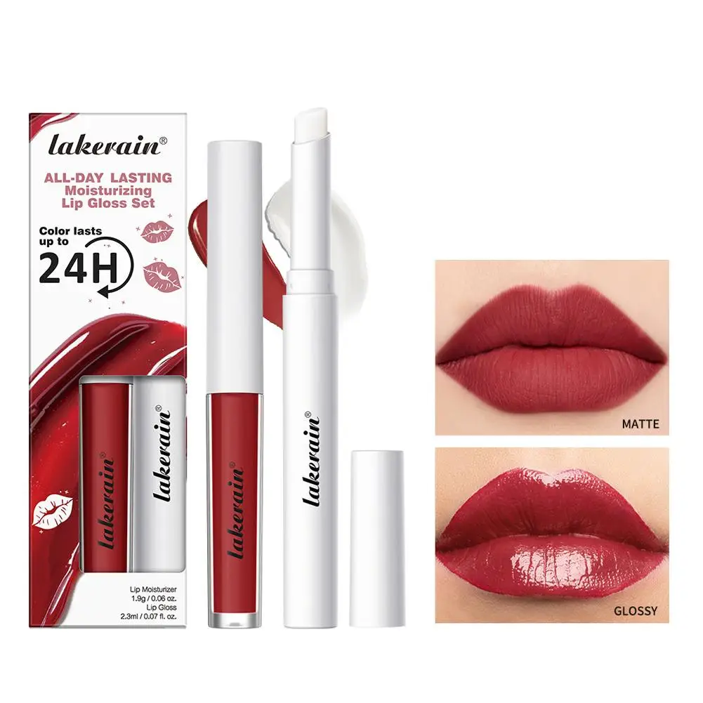 2 в 1 увлажняющий блеск для губ