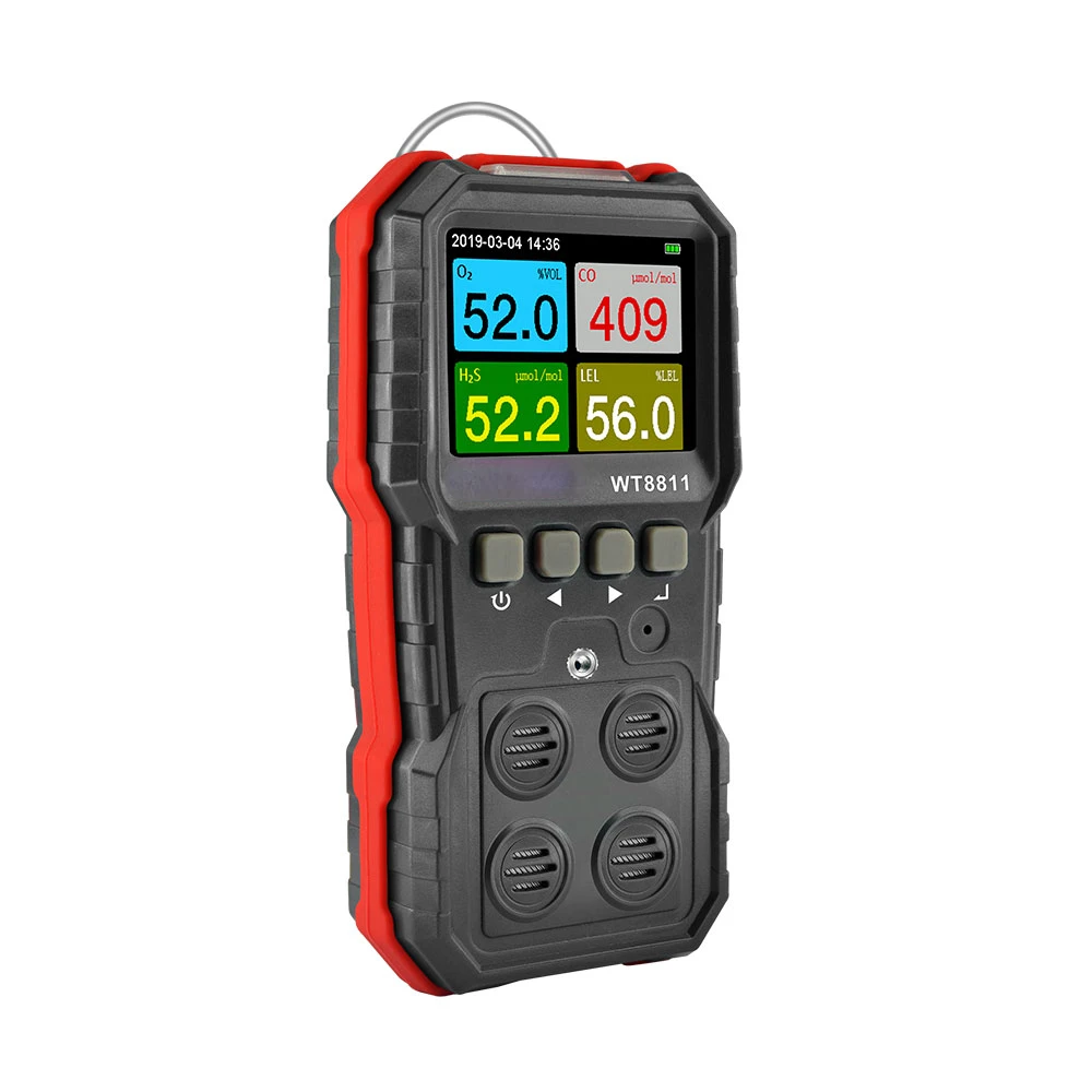 DECCA WT8811 Анализатор выхлопных газов Составный газ CE RoHS FCC Промышленный анализатор