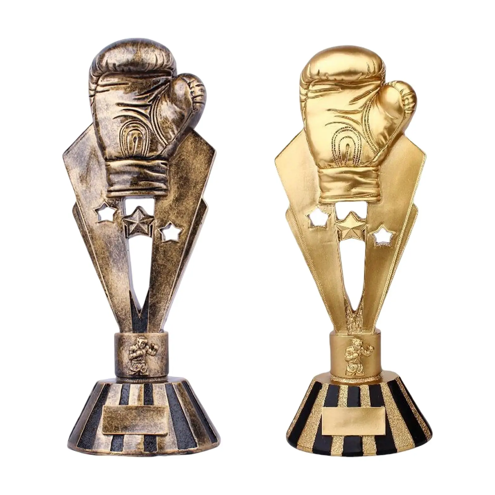 

Boxing Glove Sculpture Boxing Award Ornaments 3D Molded Highly Detailed Prize Boxing Glove Trophies for Bedroom Decoration