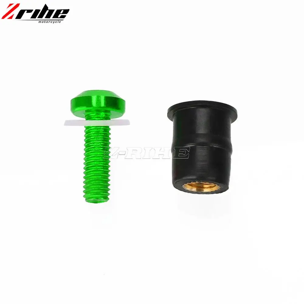 Для Кавасаки Z125 Z250 Z300 Z650 Z750 R/S/L Z800 Z900 RS Z-750 Z900RS настенная гайка с винтовой шайбой