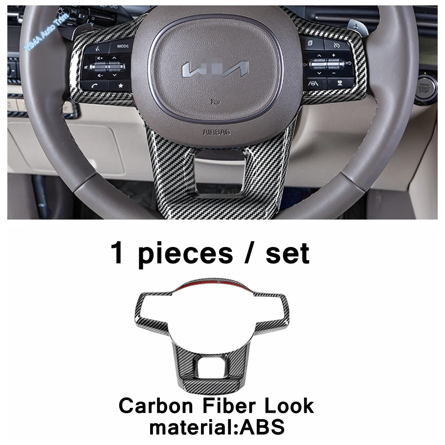 

Для Kia Sorento MQ4 2021-2024 автоматическая панель переключателя на руле, крышка, отделка из углеродного волокна/матовые аксессуары для интерьера