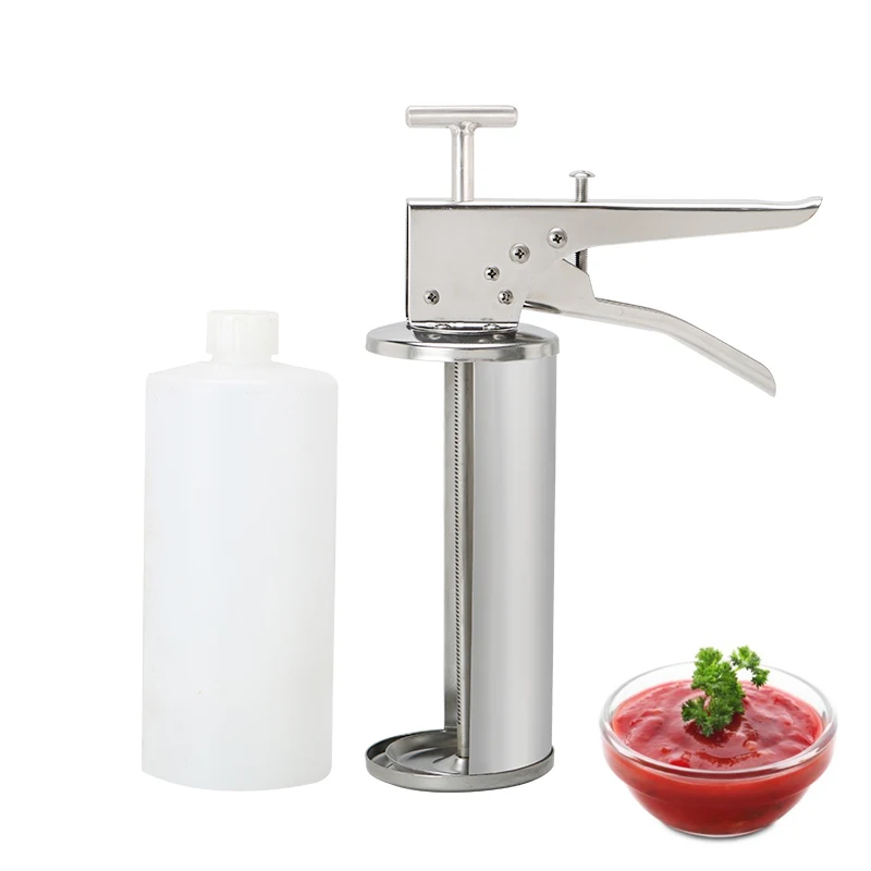 

Burger Sauce Gun Salad Dressing Ketchup Dispenser 10G/20G Hamburger Jam Gun Bottle Squeezer Snack Bar Equipment