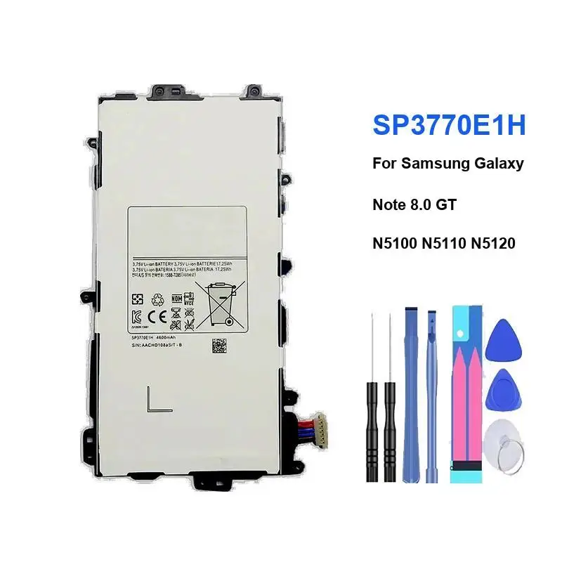 Фото T9500C T8220E Аккумулятор для планшета Samsung Galaxy Note 8,0 10,1 Pro 12,2 SM P900 GT N5100 N5110 N8000 N8010 N8020 Аккумуляторы + НО №3