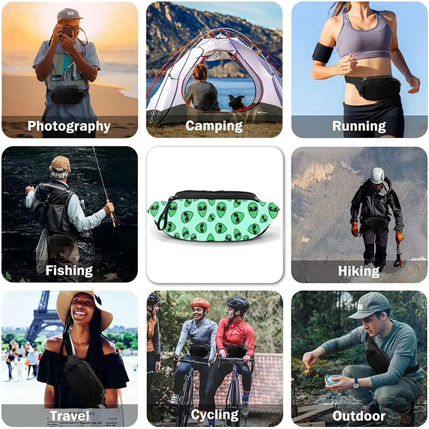 Рисунок 6 - Поясная Сумка Alien Fanny Pack для мужчин