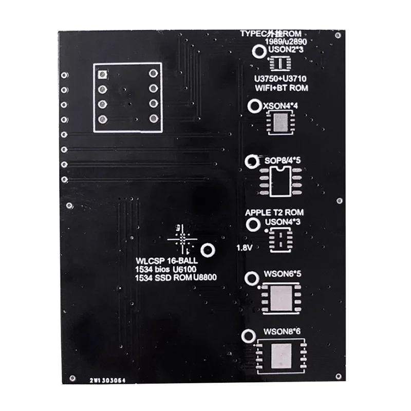 Фото 3X T2 чип для чтения и записи биоса разъем для Air T2 SSD Rom Typec Rom держатель-новый №3