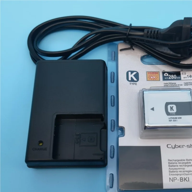 

NP-BK1 battery+charger For Sony DSC-S750 S780 S950 S980 W190 W180 W370 camera