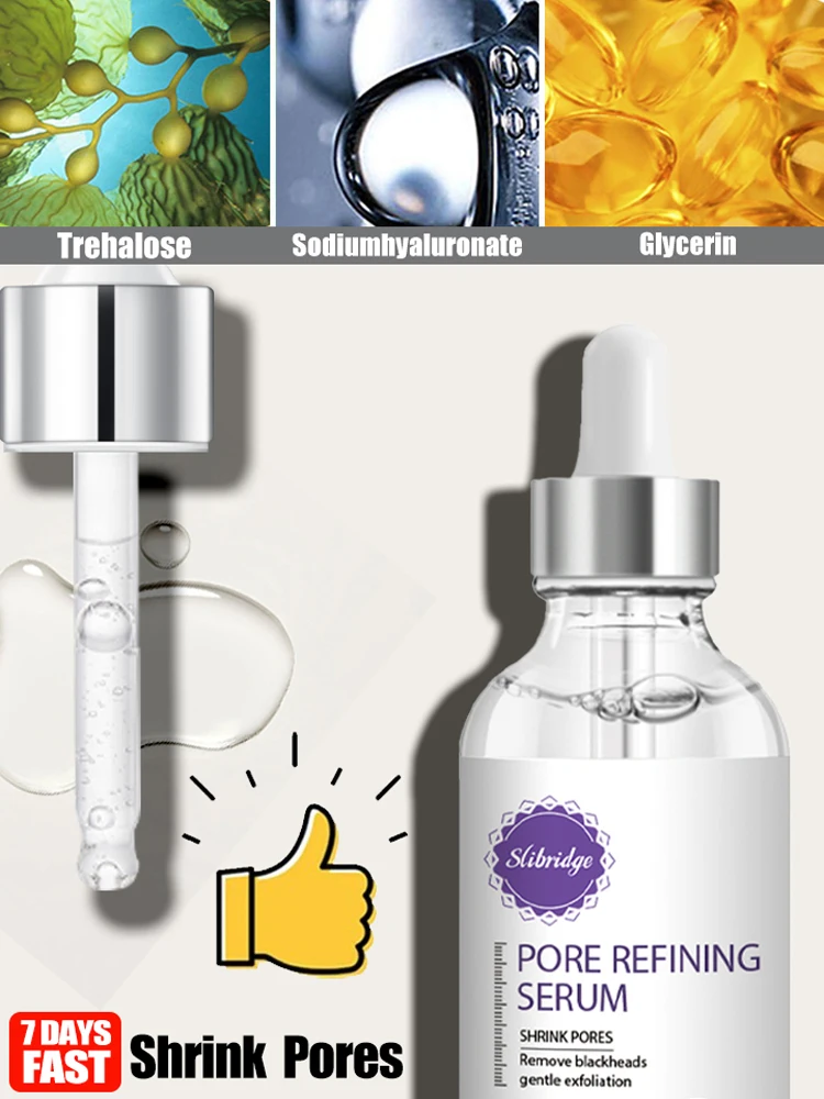 Сыворотка для сужения пор с салициловой кислотой быстрое удаление пятен гладкой