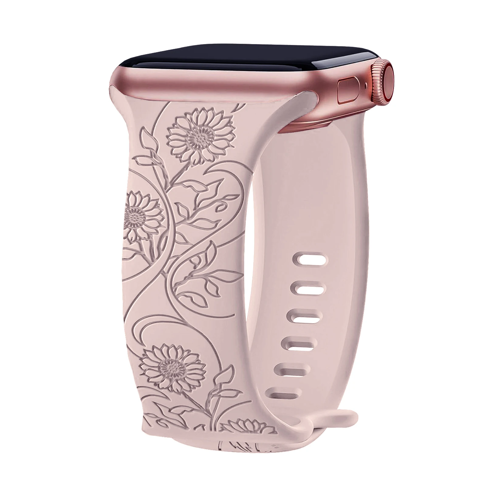 Ремешок силиконовый для Apple Watch Band 40 мм 44 41 45 38 49 42