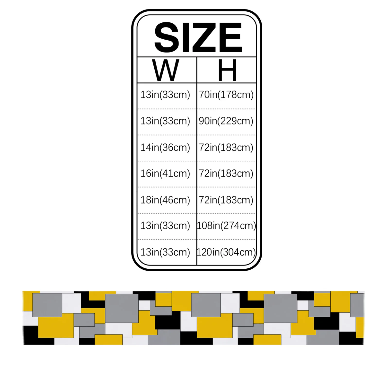 Yellow Mosaic Color Abstract Art Table Runner Luxury Wedding Decoration Cover Christmas Tablecloth |