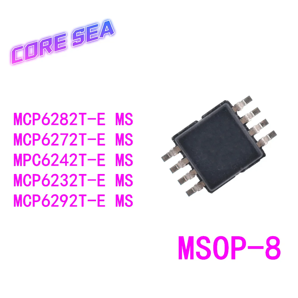 

10 PCS of MCP6232T-E/MS MPC642T-E/MS MCP6272T-E/MS MC P6282T-E/MS MCU P6292T-E/MS MSOP-8 chip IC with new original packaging