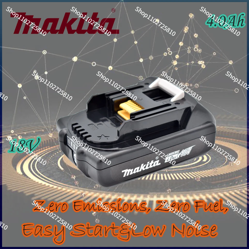 

Makita Rechargeable 18V 4.0Ah Li-Ion Battery For Makita BL1830 BL1815 BL1860 BL1840 194205-3 Replacement Power Tools Battery