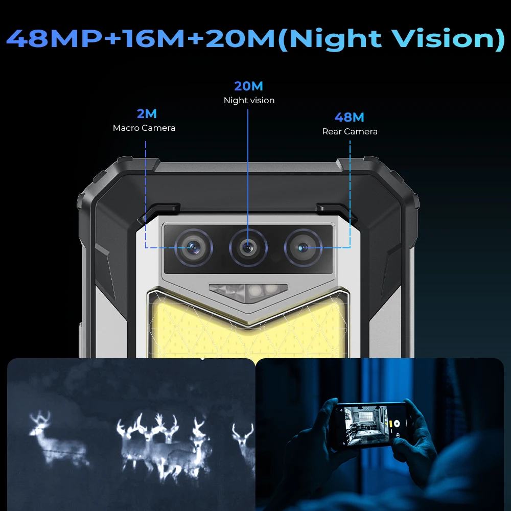 [ World Premiere] Oukitel WP26 Rugged Cell Phone 10000mAh, 8GB, 256GB, Smartphone 48MP+20MP Night Camera, Mobile Phone, MTK P90