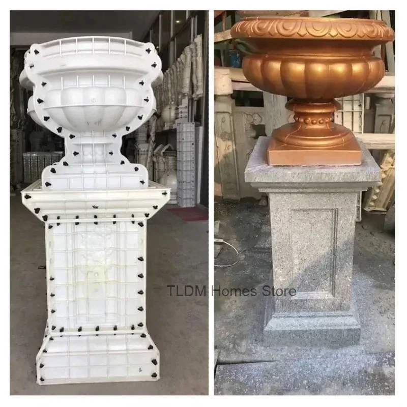 Утолщенная форма для цветочного горшка из АБС-пластика цементная сада балкона