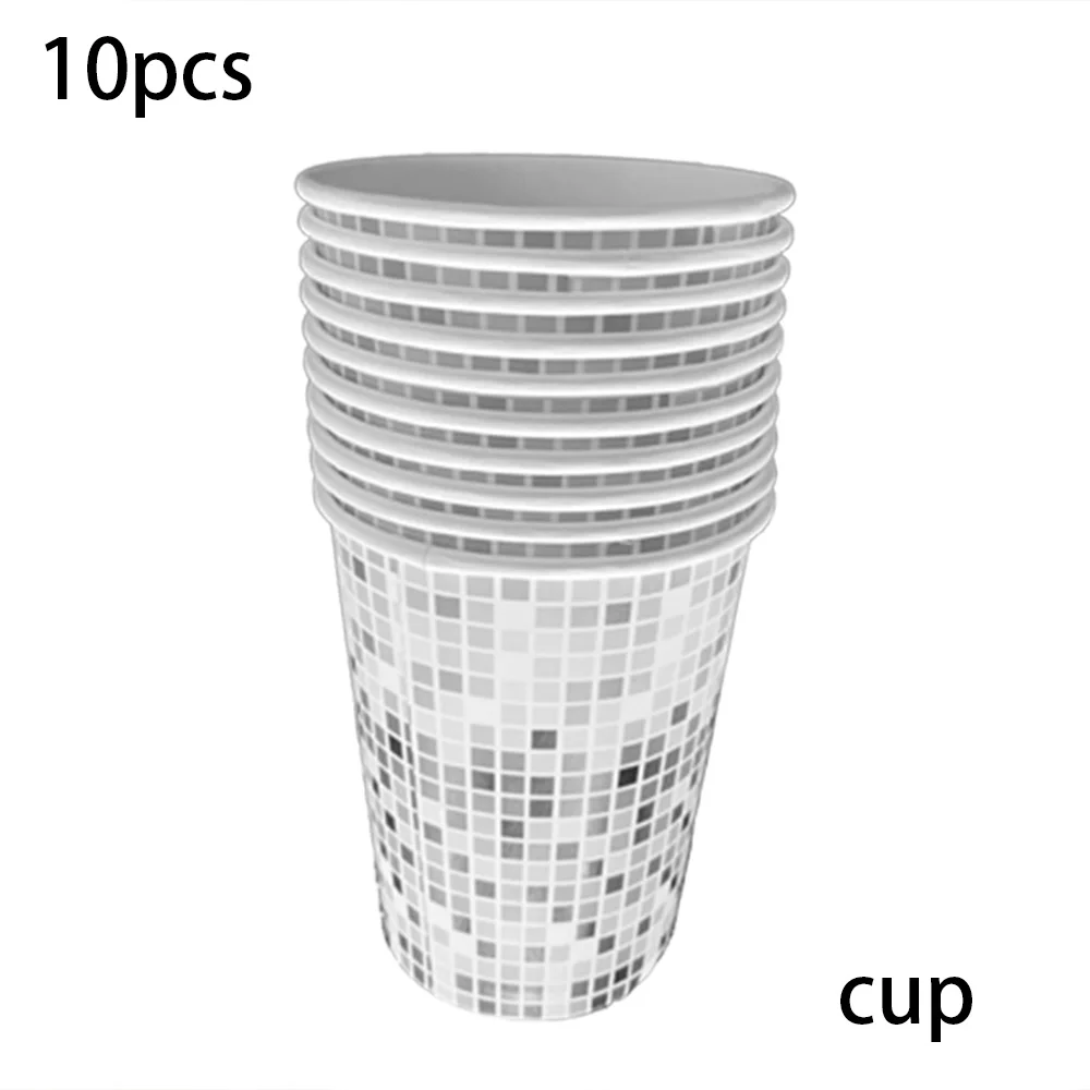 

Диско-приборы для вечеринки серебристого цвета