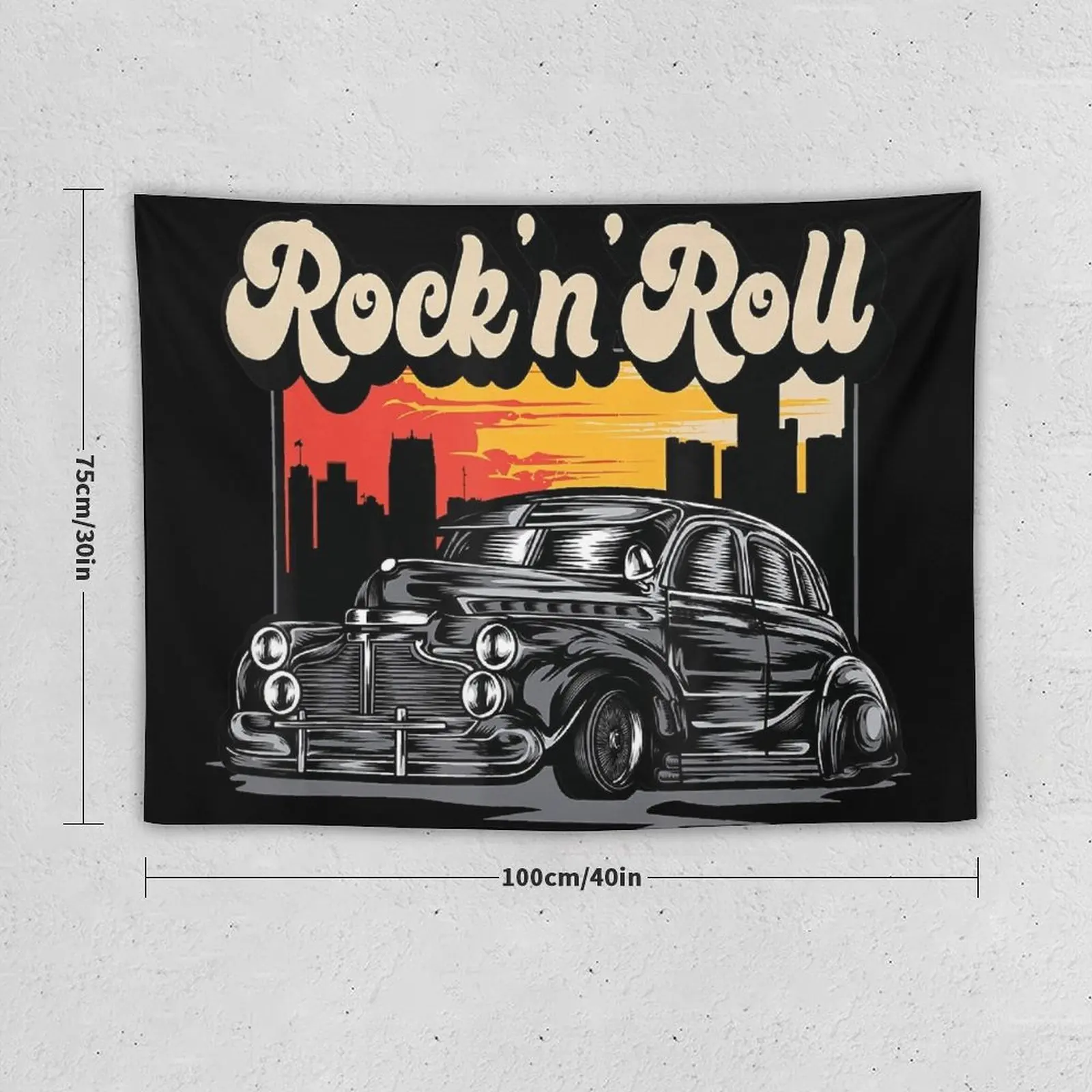 Гобелен в стиле рок-н-ролл украшения для дома художественные Настенные обои