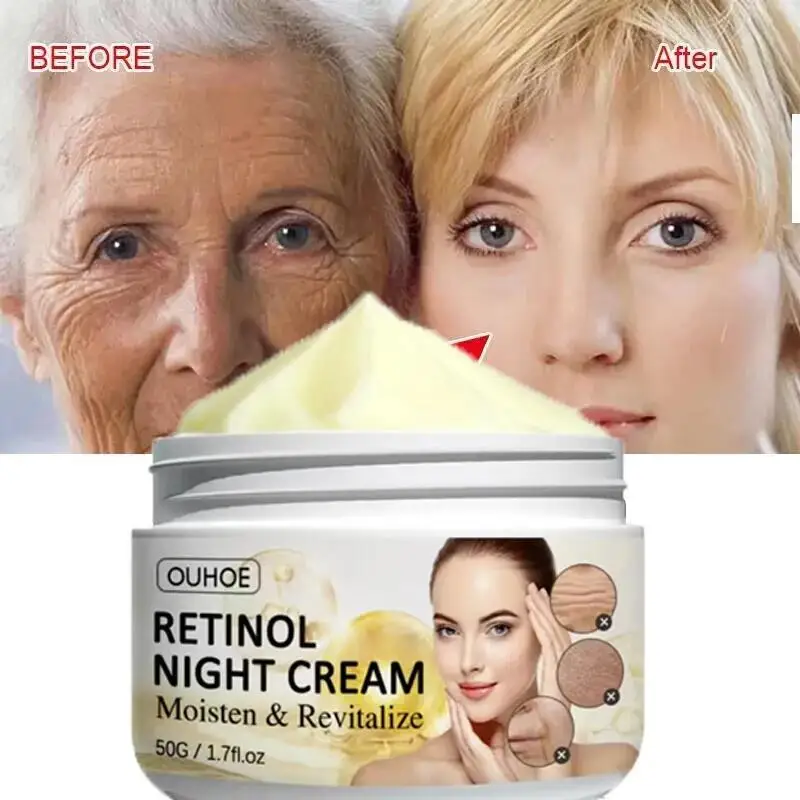 

Retinol Wrinkle Removing Cream Anti Aging Firming Lifting Fades Fine Lines Dark Circle Moisturizing Brightening Beauty Skin Care