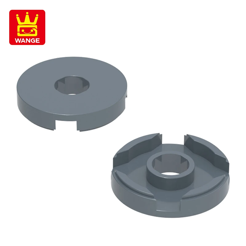 Wange 15535 50 г/154 шт. вогнутая круглая пластина 2x2 с отверстием для блока Moc совместимая