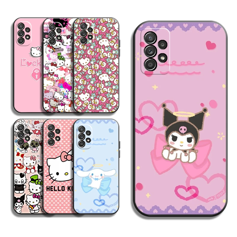 

Hello Kitty 2022 Cute Phone Cases For Samsung Galaxy A31 A32 A51 A71 A52 A72 4G 5G A11 A21S A20 A22 4G Cases Funda Coque